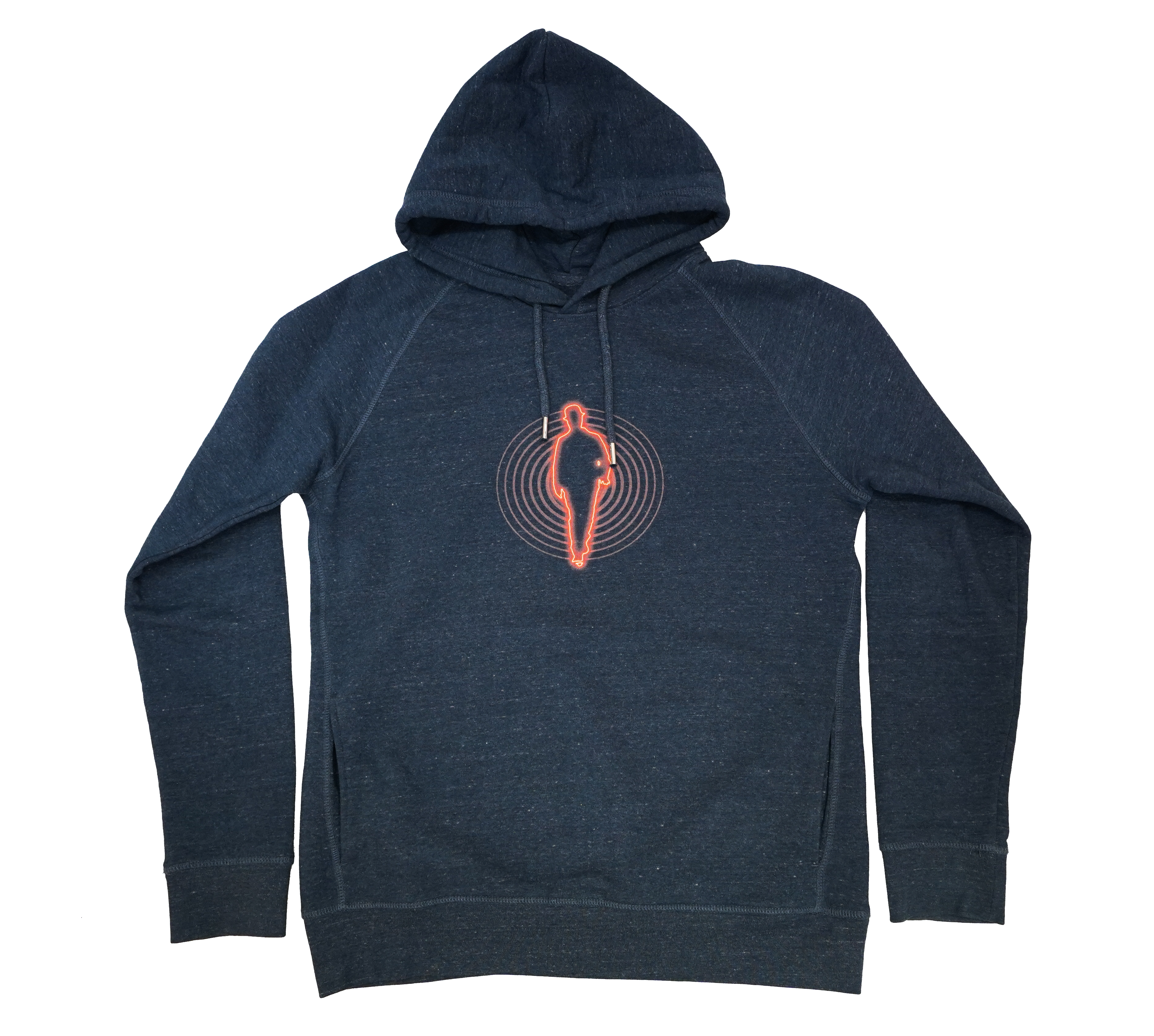 MAN ON THE RUN || DENIM BLUE UNISEX HOODIE