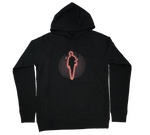 Load image into Gallery viewer, MAN ON THE RUN || BLACK UNISEX HOODIE

