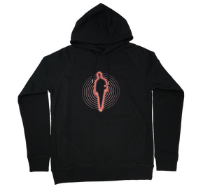 MAN ON THE RUN || BLACK UNISEX HOODIE